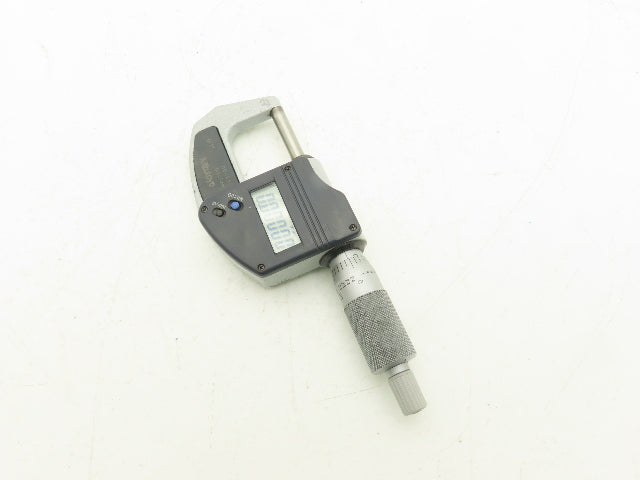 Mitutoyo 293-831 Digimatic Micrometer 0-1" 25mm Range Flat Anvil