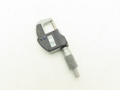 Mitutoyo 293-831 Digimatic Micrometer 0-1" 25mm Range Flat Anvil