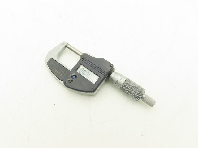 Mitutoyo 293-831 Digimatic Micrometer 0-1" 25mm Range Flat Anvil