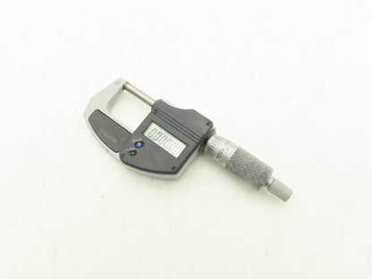 Mitutoyo 293-831 Digimatic Micrometer 0-1" 25mm Range Flat Anvil