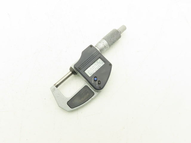 Mitutoyo 293-831 Digimatic Micrometer 0-1" 25mm Range Flat Anvil