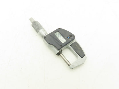 Mitutoyo 293-831 Digimatic Micrometer 0-1" 25mm Range Flat Anvil
