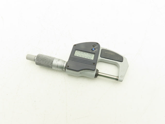 Mitutoyo 293-831 Digimatic Micrometer 0-1" 25mm Range Flat Anvil