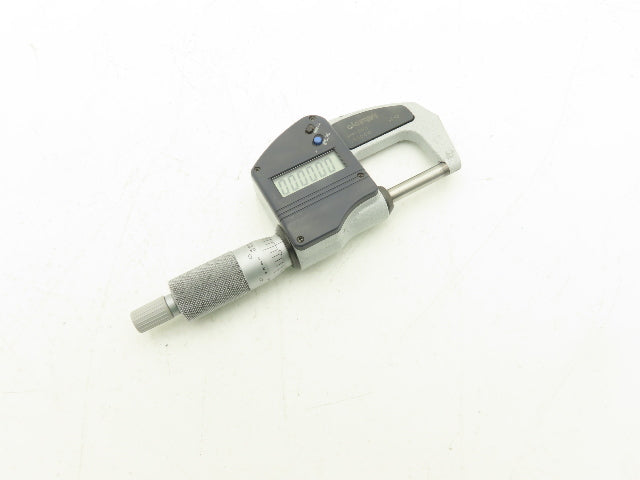 Mitutoyo 293-831 Digimatic Micrometer 0-1" 25mm Range Flat Anvil