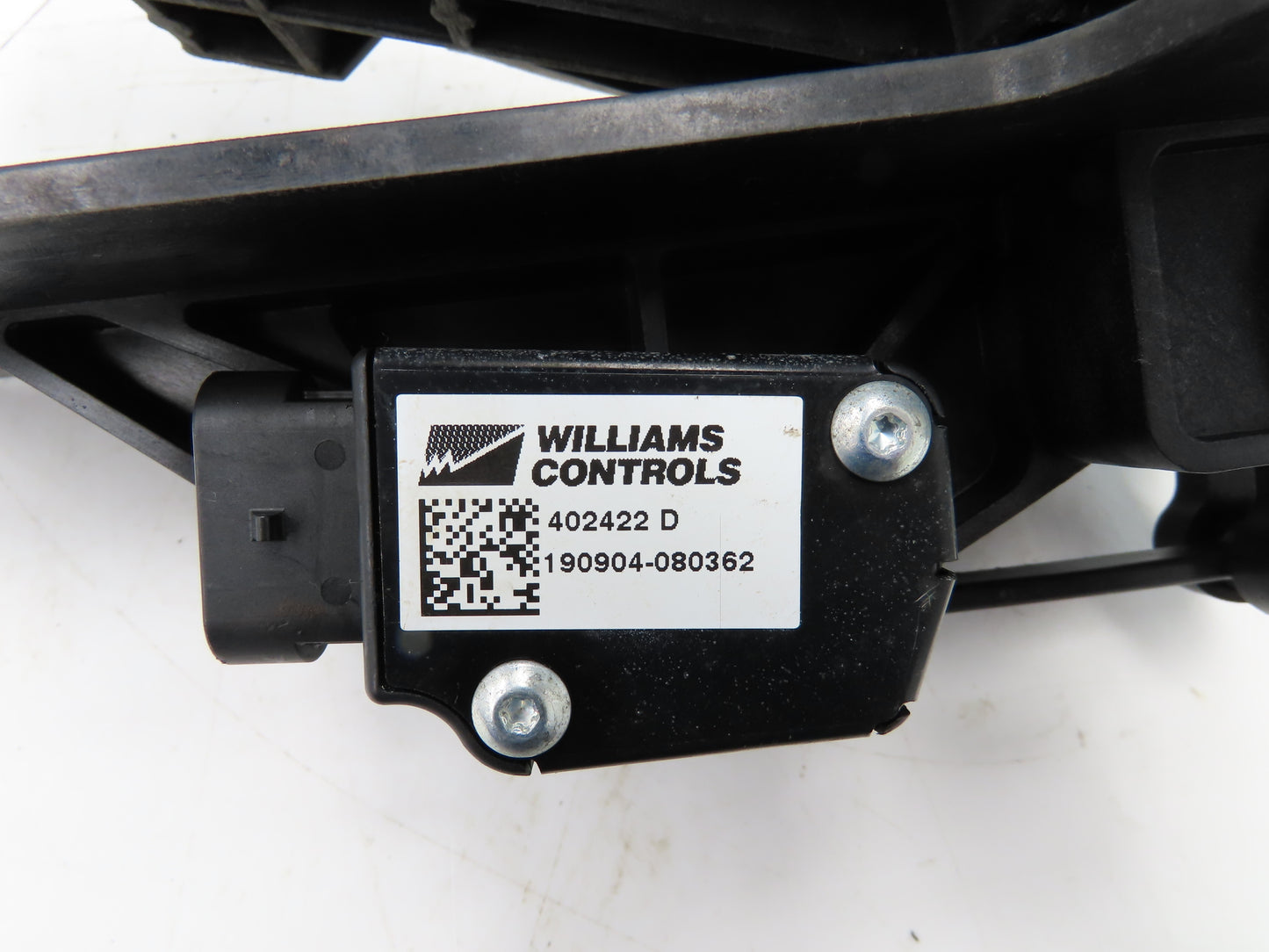Williams Controls 402746 Forklift Accelerator Pedal & Potentiometer Off E80XN