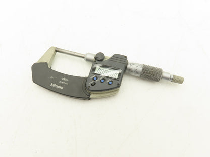 Mitutoyo 406-350 Digimatic Micrometer 0-1" 25mm Range Non-Rotating Spindle