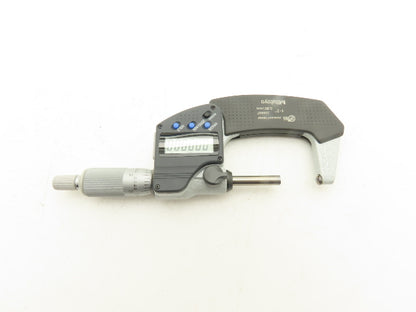 Mitutoyo 395-352-30 Digimatic Micrometer 1-2" Range .00005" Spherical Ball Anvil
