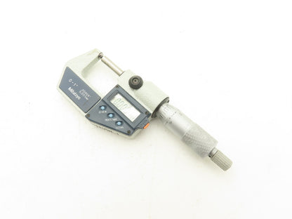 Mitutoyo 395-741-30 Digimatic Spherical Micrometer 0-1" 25mm Range Ball Anvil