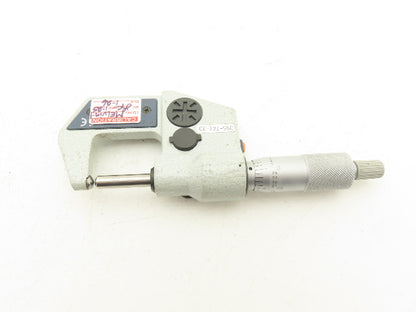 Mitutoyo 395-741-30 Digimatic Spherical Micrometer 0-1" 25mm Range Ball Anvil