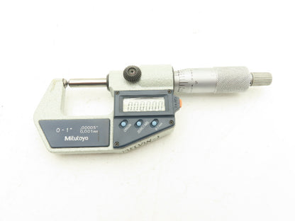 Mitutoyo 395-741-30 Digimatic Spherical Micrometer 0-1" 25mm Range Ball Anvil