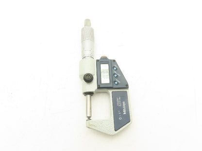 Mitutoyo 395-741-30 Digimatic Spherical Micrometer 0-1" 25mm Range Ball Anvil