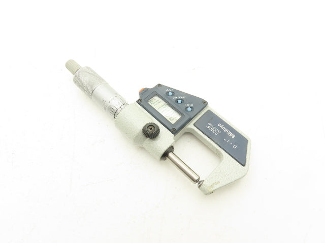Mitutoyo 395-741-30 Digimatic Spherical Micrometer 0-1" 25mm Range Ball Anvil