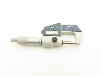 Mitutoyo 395-741-30 Digimatic Spherical Micrometer 0-1" 25mm Range Ball Anvil