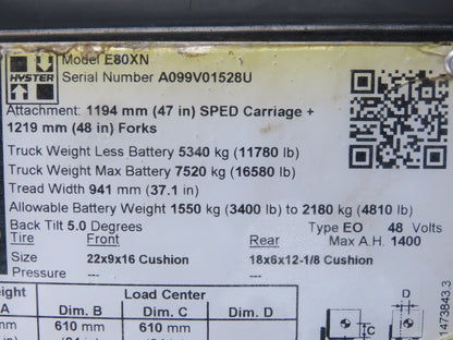 Speedshield M-FM2A-HYS-01 Tracker Display Module 8807954 Off Hyster E80XN