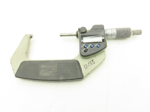 Mitutoyo 293-332-30 Digimatic Micrometer 2-3" Range 76.2mm Flat Anvil