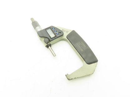 Mitutoyo 293-332-30 Digimatic Micrometer 2-3" Range 76.2mm Flat Anvil