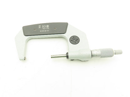 Mitutoyo 395-353-30 Digimatic Micrometer 2-3" Range Spherical Ball Anvil