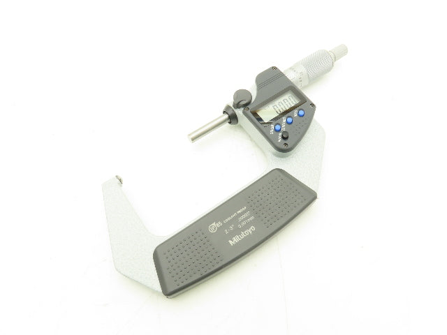 Mitutoyo 395-353-30 Digimatic Micrometer 2-3" Range Spherical Ball Anvil