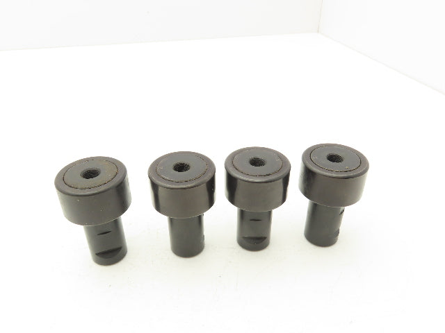 1-1/2 Cam Follower Bearing Roller 1-1/2"OD x  7/8" Width Smooth Stud Lot of 4