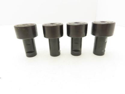 1-1/2 Cam Follower Bearing Roller 1-1/2"OD x  7/8" Width Smooth Stud Lot of 4