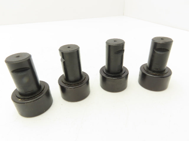 1-1/2 Cam Follower Bearing Roller 1-1/2"OD x  7/8" Width Smooth Stud Lot of 4