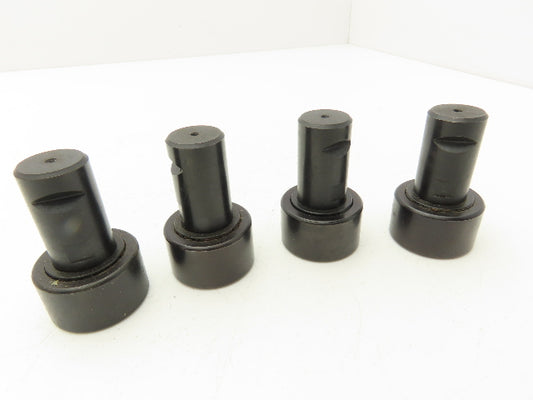 1-1/2 Cam Follower Bearing Roller 1-1/2"OD x  7/8" Width Smooth Stud Lot of 4