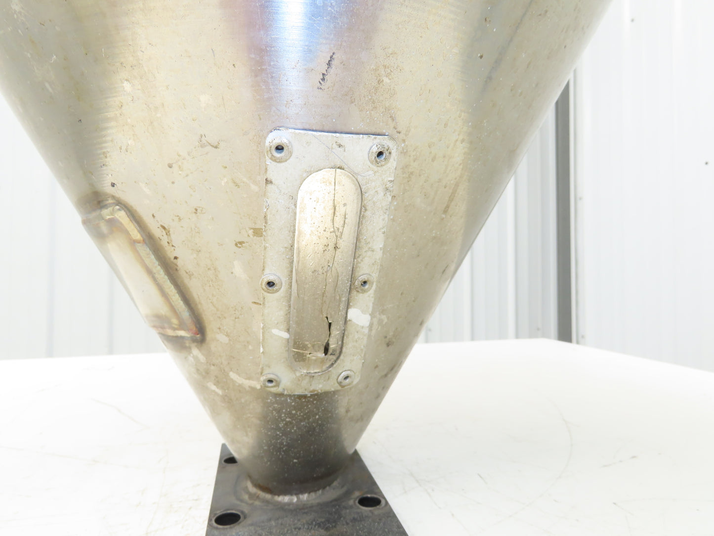 Stainless Vacuum Receiver Loader 30" Cone Hopper 26 Gal Injection Molding