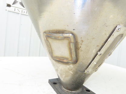 Stainless Vacuum Receiver Loader 30" Cone Hopper 26 Gal Injection Molding
