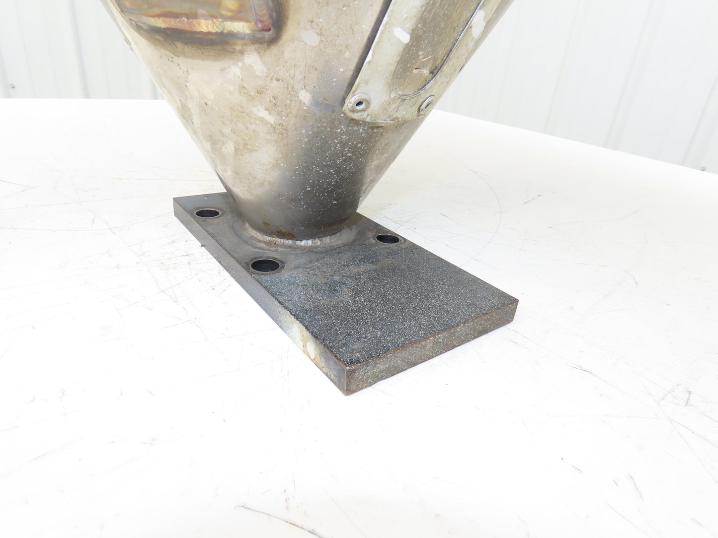 Stainless Vacuum Receiver Loader 30" Cone Hopper 26 Gal Injection Molding