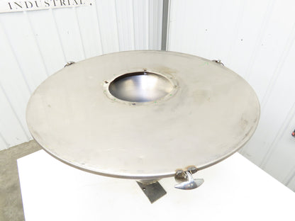 Stainless Vacuum Receiver Loader 30" Cone Hopper 26 Gal Injection Molding