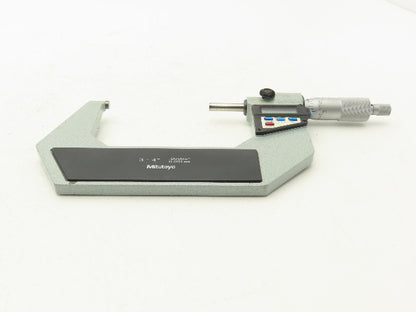 Mitutoyo 293-724-10 Digimatic Micrometer 3-4" Range .00005" Flat Anvil