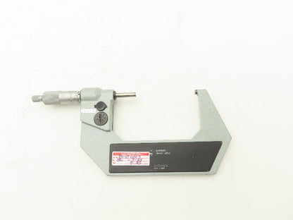 Mitutoyo 293-724-10 Digimatic Micrometer 3-4" Range .00005" Flat Anvil