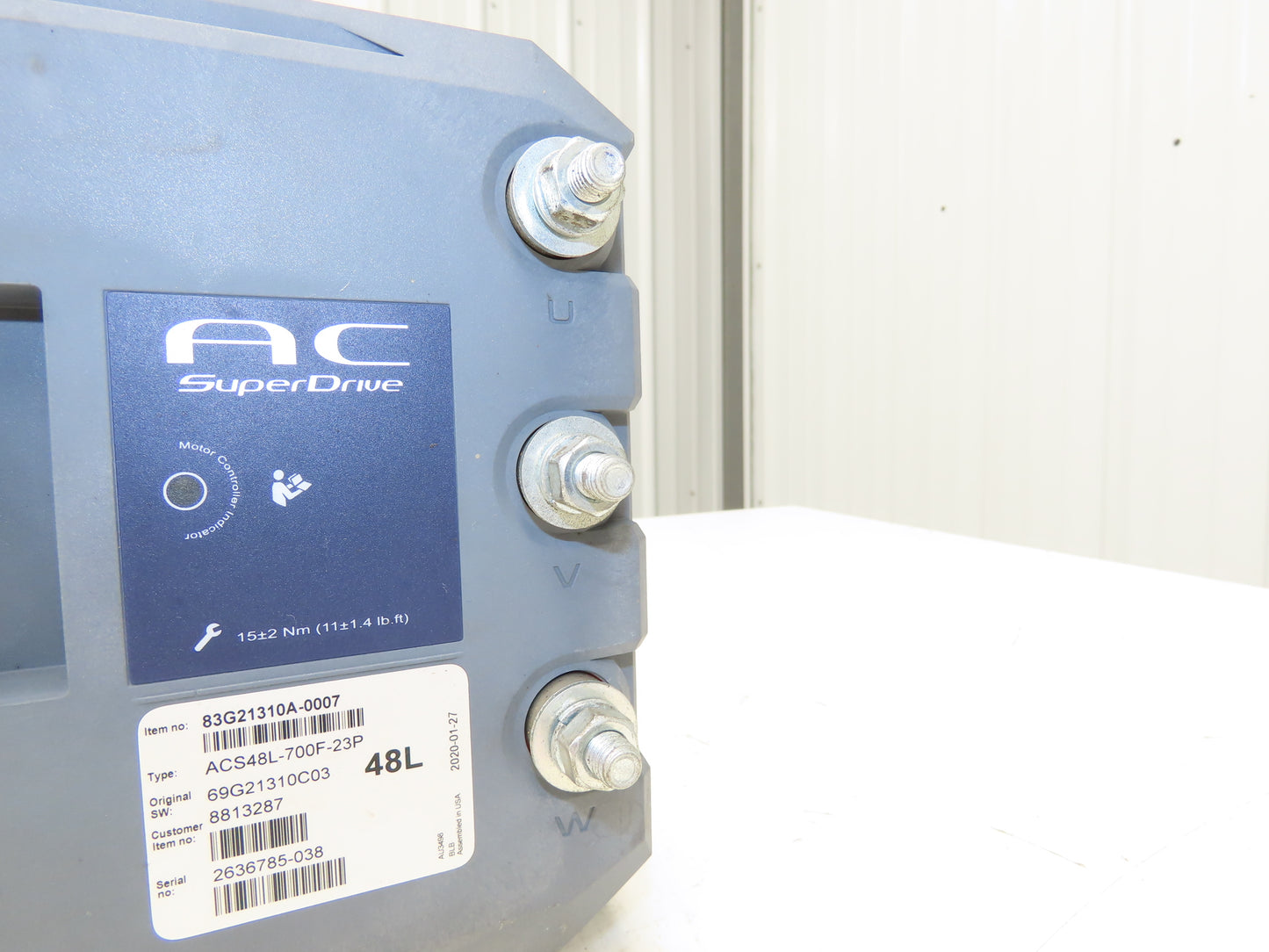 Danaher ACS48L-700F-23P AC SuperDrive Forklift Motor Controller 48V Off E80XN