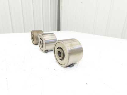 Frost 0305100 Roller Turn Roller 2.75" OD x 1/2" Bore x 1.94" Width Lot of 3