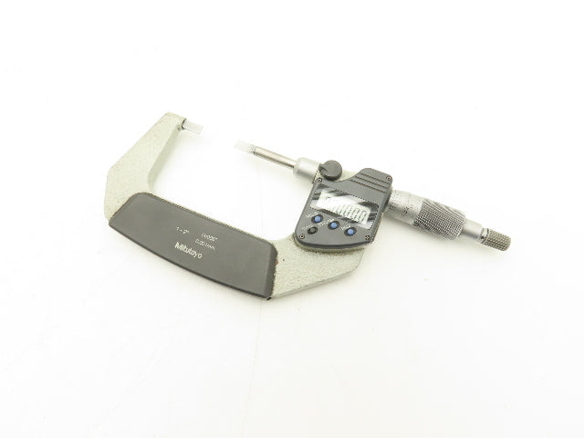 Mitutoyo 422-331 Digimatic Blade Tip Micrometer 1-2" Range .00005"