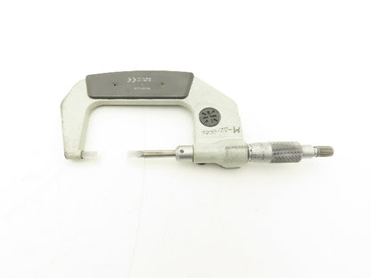 Mitutoyo 422-331 Digimatic Blade Tip Micrometer 1-2" Range .00005"