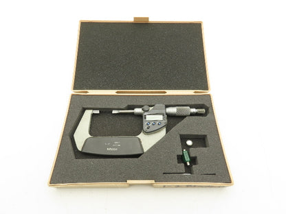 Mitutoyo 422-331 Digimatic Blade Tip Micrometer 1-2" Range .00005"
