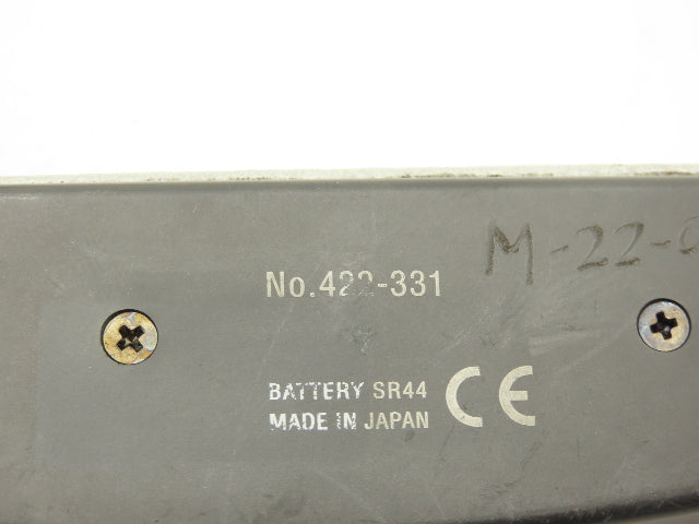 Mitutoyo 422-331 Digimatic Blade Tip Micrometer 1-2" Range .00005"