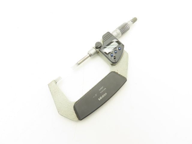Mitutoyo 422-331 Digimatic Blade Tip Micrometer 1-2" Range .00005"