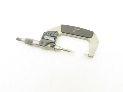 Mitutoyo 422-331 Digimatic Blade Tip Micrometer 1-2" Range .00005"