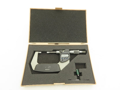 Mitutoyo 422-331 Digimatic Blade Tip Micrometer 1-2" Range .00005"