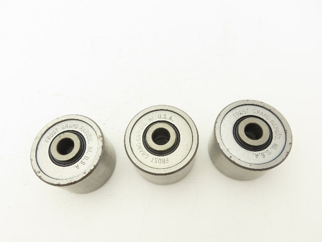 Frost 0303800 Roller Turn Roller 2.75" OD x 5/8" Bore x 1.94" Width Lot of 3