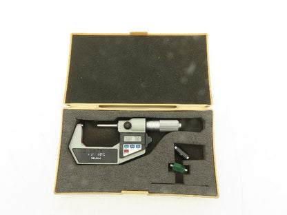 Mitutoyo 293-726 Digimatic Micrometer 1-2" Range Flat Anvil SPC Data