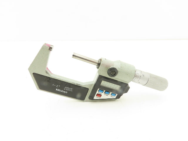 Mitutoyo 293-726 Digimatic Micrometer 1-2" Range Flat Anvil SPC Data