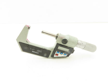 Mitutoyo 293-726 Digimatic Micrometer 1-2" Range Flat Anvil SPC Data