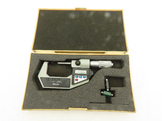 Mitutoyo 293-726 Digimatic Micrometer 1-2" Range Flat Anvil SPC Data