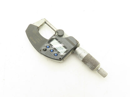 Mitutoyo 293-330-30 Digimatic Micrometer 0-1" 25mm Range Ratchet Stop SPC
