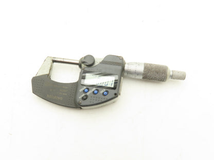 Mitutoyo 293-330-30 Digimatic Micrometer 0-1" 25mm Range Ratchet Stop SPC