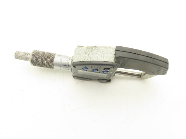 Mitutoyo 293-330-30 Digimatic Micrometer 0-1" 25mm Range Ratchet Stop SPC