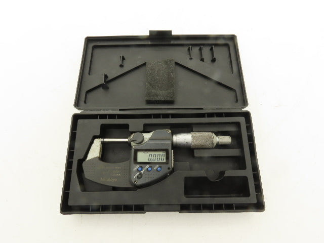 Mitutoyo 293-330-30 Digimatic Micrometer 0-1" 25mm Range Ratchet Stop SPC